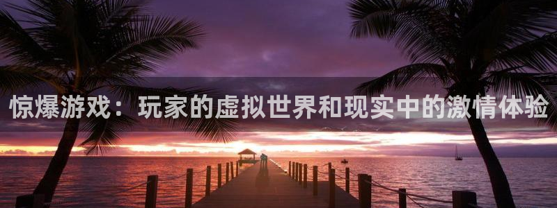 杏鑫平台：惊爆游戏：玩家的虚拟世界和现实中的激情体验