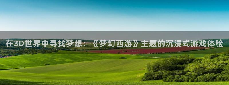 杏鑫注册平台官方网站下载：在3D世界中寻找梦想：《梦幻西游》